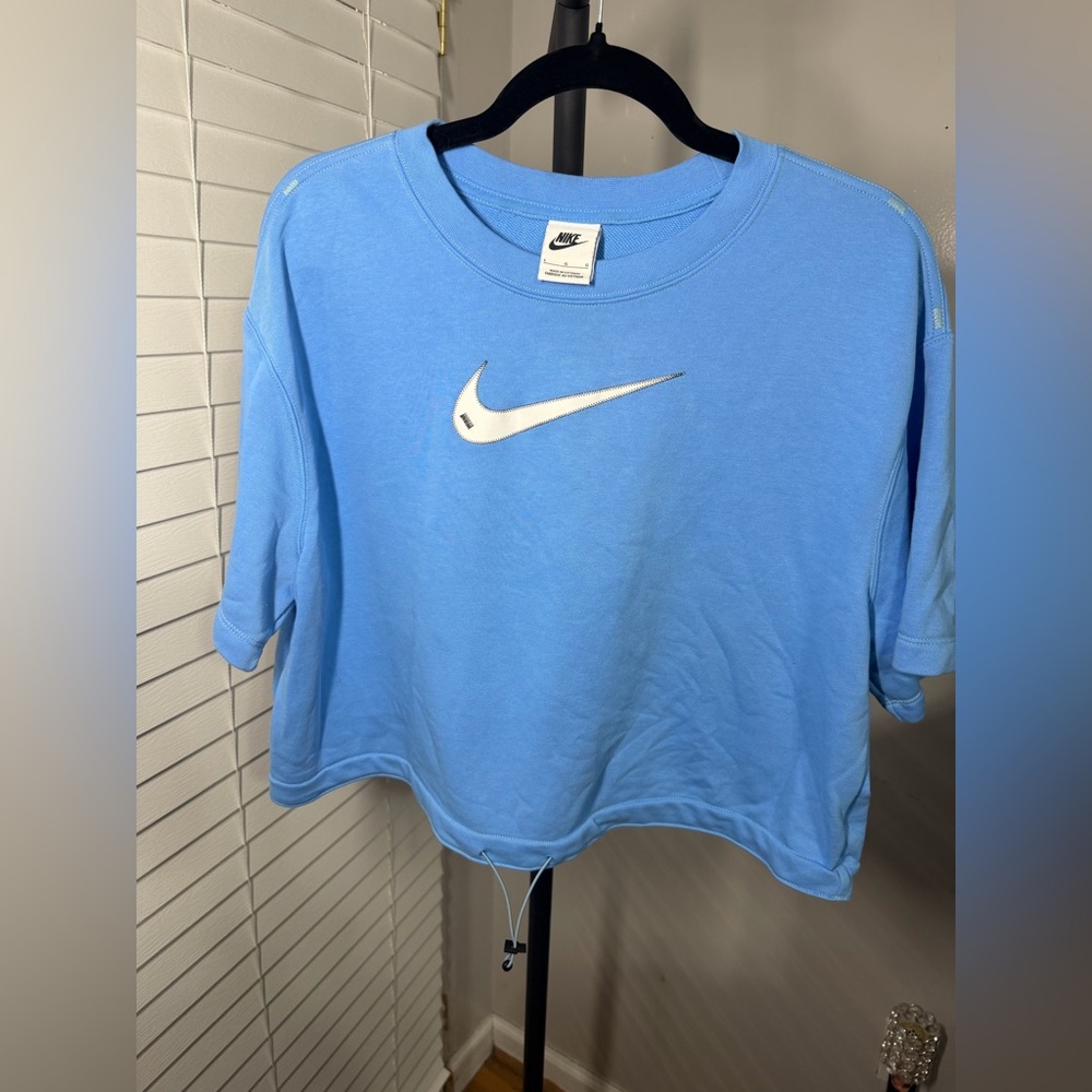 Nike Sky Blue Short-Sleeve Swoosh Tee